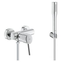 Shower set 1/2'' Concetto single lever mixer + Euphoria Cosmopolitan 1 jet hand shower, Chrome (32210001-Euphoria) - Grohe