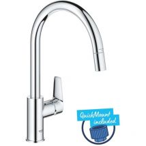 Start Edge - Spültischarmatur mit ausziehbarer Brause, Chrom 30550000 - Grohe