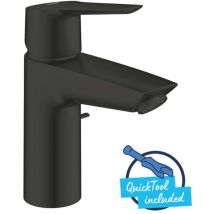 Grohe - QuickFix Start - Waschtischarmatur mit Ablauf, CoolStart, schwarz matt 311372432