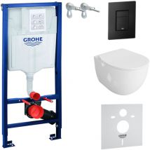 Grohe - wc Set mit Vorwandelement, Wand-WC und Spülknopf