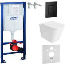 Grohe - wc Set mit Vorwandelement, Wand-WC und Spülknopf