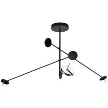 Leds-c4 - Grok Invisible - Colgante de techo led Negro Mate 2295lm 3000K