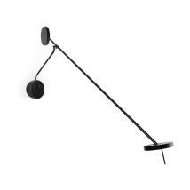 Grok Invisible - LED Wandleselampe Matt Blac Touch Dimmer 765lm 2700K