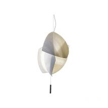 Grok Voiles - Coupe de phase de chrome de petite suspension de plafond de led gradation 490cm 4855lm 3000K