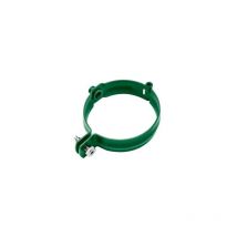 Gromo - grömo alustar Fallrohrschelle Moosgrün ø80 mit Gewindemutter M10, sx (glatt), 83845