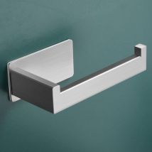 Groofoo - Ineasicer Argenté Porte-rouleau de Toilette Mural en Acier Inoxydable Étanche à l'eau Antirouille- Adhésif sans Perçage