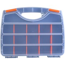 Ineasicer Boîte De Rangement Vis Portative, Double Side Petite Mallette De Rangement À Couvercle Plastique Casier Rangement Vis Outils Avec 