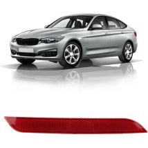 Groofoo - Rear Bumper Reflector abs Dustproof Tail Light Brake Indicator for F30 F31 F35 3 Series Left (63147301187)