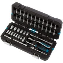 Gross - 14146 42pcs Tool Set with 120-tooth ratchet, 1/4inch, CrV
