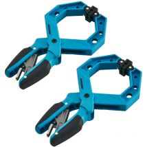 20805 4inch/100mm Locking Clamp with plastic body and toothed locking mechanism - Twin Pack - Gross