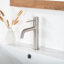 Wanda Collection - Mitigeur lavabo salle de bain Lana nickel brossé