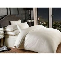 Grosvenor Cream 1000TC Housewife Pillowcase Satin Stripe Hotel Quality Bedding Linen