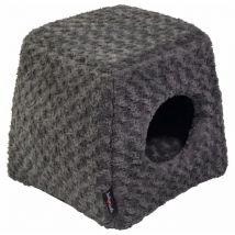 Grotte pour animaux de compagnie Softy s Gris rosette Jack And Vanilla