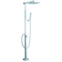 Toscohome - Groupe de douche 230H cm réglable avec pomme de douche chromée - Linear Big
