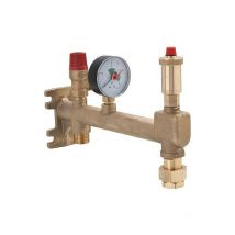 Zilmet - Groupe de raccord de cuve pour chauffage type sv - 3 bar avec soupape de sécurité DN15 1/2