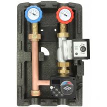 Le Sanitaire - Groupe de raccordement chauffage circuit mélange avec fwr et circulateur