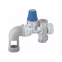 Groupe de sécurité pour chauffe-eau à accumulation Caleffi 526153-526163 1"