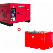 Mw Tools - Groupe électrogène diesel 15kW + station de ravitaillement 400L DG150EPPACK2