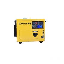 Groupe électrogène diesel 5500W monophasé, ats, insonorisé NT-6100SE - Kompak