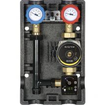 Groupe hydraulique modulfit mélangé et régulé avec circulateur et régulation RA130 - DN20 Thermador