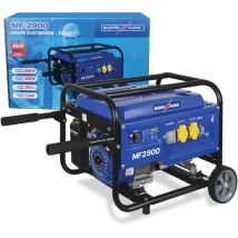 Groupe électrogène 2800 W essence – Puissance 2800 W – Autonomie 10 heures – 6,5 CV – 4 temps – Transport facile avec chariot