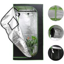 Randaco - Growbox Beobachtungsfenster Gewächshaus Growzelt Indoor Pflanzenzelt 100x100x200CM
