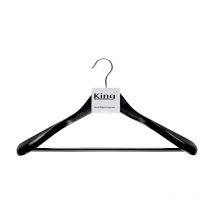 Gruccia sing. c/spalla legno nero qualita 'a' 45x4,5x24h cm - King Home