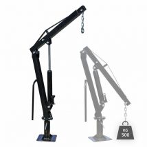 Helloshop26 - Grue de levage pick up remorque 500 kg tête pivotante 360° charger décharger