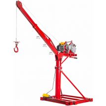 Mw Tools - Grue mobile 500 kg avec treuil électrique 230 v BK500