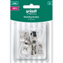 Gründl Handtuchclips 6 Stück Handarbeit