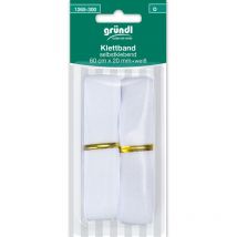 Gründl Klettband Selbstklebend Weiß 60 Cm X 20 Mm Handarbeit