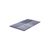 GRUND DIVISO Badematte 60 x 100 cm Grau-17083145