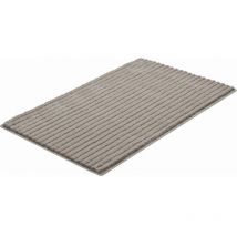 Riffle Badematte 60 x 100 cm Grau-17327145 - Grund
