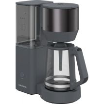 Grundig Filterkaffeemaschine KM 7340 – 1150 W – 10 Tassen – Dunkles Inox-Design – Automatische Abschaltung – Tropfstopp