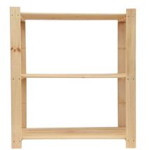 Regal 90x80x40cm Fichte 3 Böden Bücherregal Wandregal Standregal Holzregal