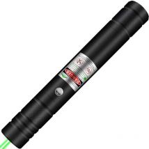 Ymyny - Grüner Hochleistungs-Laserpointer mit großer Reichweite, Laserpointer-Stift, wiederaufladbar, zum Wandern, Aufladen über usb mumu