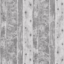 Grunge Grey Wallpaper Rustic Weathered Wooden Plank Vintage Industrial