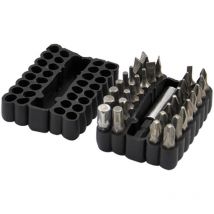 Inserti per avvitatori 33 pezzi – Acciaio cromo-vanadio – Custodia in PVC – TOP TOOLS