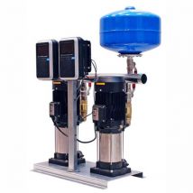 Bombas Bcn - Grupo de Presion Automático gpdvar Doble Con Variador de Frecuencia y Calderin Conexion Bomba: Monofásico - Potencia cv: 2 x 1,5 cv