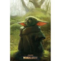 Póster Star Wars The Mandalorian Baby Yoda Art, grogu, 61x91,5 cm - Grupo Erik
