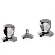 WTS - Gruppe für 3-Loch-Bidet aus verchromtem Messing - Teorema Corallo