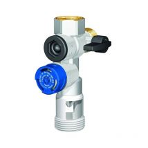 Gruppo di sicurezza flamco 20x27: flusso diritto, connessione verticale