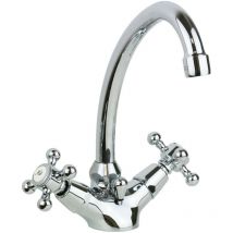 Miscelatore per lavabo Paffoni Viola VLV077CR Cromo - Viola - Piletta con salterello 1"1/4