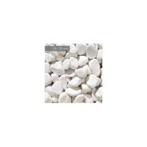 Gr.zandobbio Ciottoli Bianchi Marmo Carrara 15/25mm 10kg