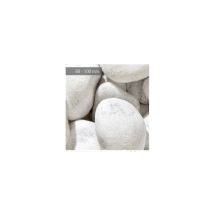 Gr.zandobbio Ciottoli Bianchi Marmo Carrara 60/100mm 25kg