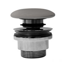 GSI - Déchets de lavabo Click-Clack 5/4", fiche céramique, tortora mat