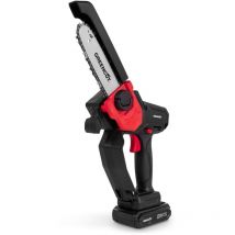 Greencut - Mini motosierra de mano portátil, batería de litio 20V, espada 152mm (6'), incluye 1 sierra,1 cadena, cargador GSM200L