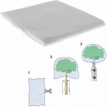 Gt Garden - Wintervlies Für Pflanzen, 1,6 X 5 M (grammatur 17 G/m 2 ) Für Sicheres Pflanzen-überwintern, Pflanzenschutz