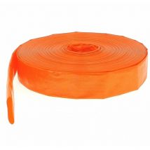 Gt Market Flachschlauch Pvc - Bauschlauch - Industrieschlauch - Betriebsdruck 4 Bar - Orange - Innen- Durch. 38mm (1 1/2 Zoll) Länge 50 M