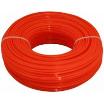 Gt Market - Mähfaden für Rasentrimmer, quadratischem Querschnitt 2,4 mm x 100 m